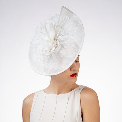 Veil Décor Sinamay Disk Headband Fascinator Cocktail Hats
