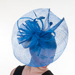 Large Plaid Sinamay Headband Fascinator Cocktail Hats