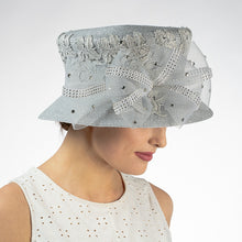 Load image into Gallery viewer, Lace Decor Crown Metallic Women&#39;s Hats